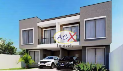 Sobrado com 3 dormitórios à venda, 104 m² por R$ 465.000,00 - Fazendinha - Curitiba/PR