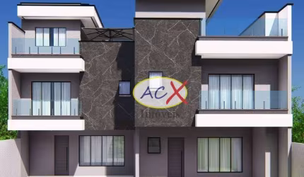 Sobrado com 3 dormitórios à venda, 138 m² por R$ 989.000,00 - Água Verde - Curitiba/PR