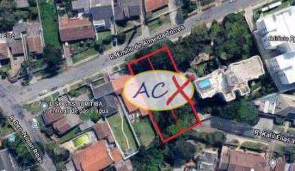 Terreno à venda, 1088 m² por R$ 1.780.000,00 - Campina do Siqueira - Curitiba/PR