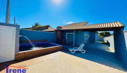 Casa lado praia com 2 dormitórios à venda, 92 m² por R$ 410.000 - Bopiranga - Itanhaém/SP