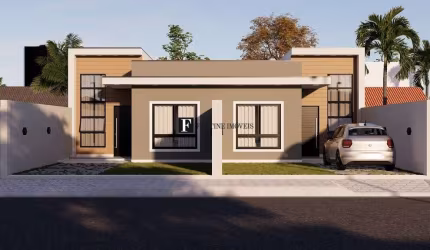 Casa com piscina e 03 quartos - Matinhos