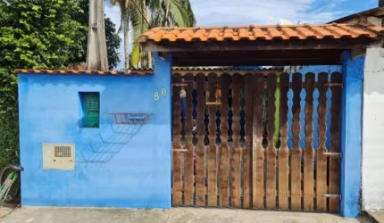 Casa para Venda em Itanhaém, Umuarama, 1 dormitório, 1 banheiro, 2 vagas