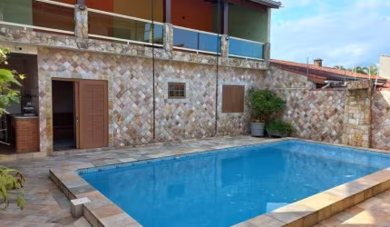 Casa para Venda em Itanhaém, Cibratel 1, 5 dormitórios, 2 suítes, 4 banheiros, 5 vagas