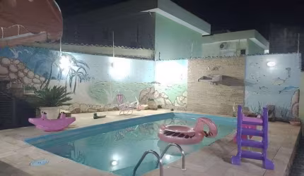 Casa para Venda em Itanhaém, Palmeiras, 3 dormitórios, 1 suíte, 1 banheiro, 4 vagas
