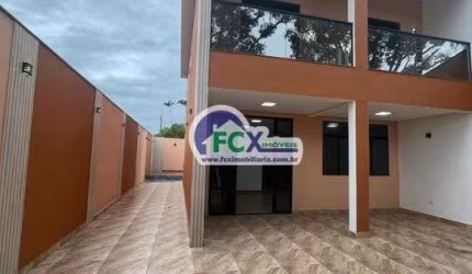 Casa para Venda em Itanhaém, Jardim Suarão, 3 dormitórios, 3 suítes, 1 banheiro, 2 vagas