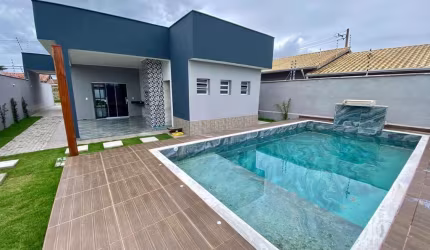 Casa para Venda em Itanhaém, Cibratel 2, 3 dormitórios, 2 suítes, 2 banheiros, 3 vagas