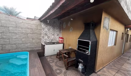 Casa para Venda em Itanhaém, Tupy, 2 dormitórios, 1 banheiro, 2 vagas