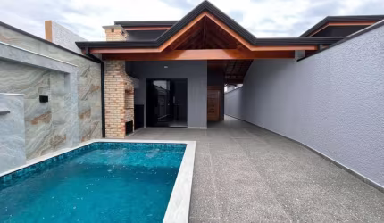 Casa para Venda em Peruíbe, Flora Rica, 2 dormitórios, 1 suíte, 1 banheiro, 2 vagas