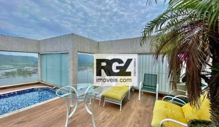 Cobertura com 4 dormitórios para alugar, 680 m² por R$ 26.000,00/mês - Ponta da Praia - Santos/SP