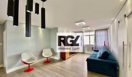 Apartamento, 130 m² - venda por R$ 1.280.000,00 ou aluguel por R$ 6.500,00/mês - Pompéia - Santos/SP
