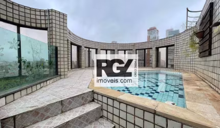 Cobertura à venda, 394 m² por R$ 2.850.000,00 - Boqueirão - Santos/SP