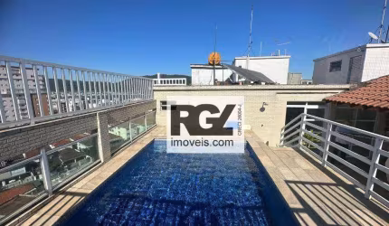Cobertura com 4 dormitórios à venda, 540 m² por R$ 2.300.000,00 - Ponta da Praia - Santos/SP