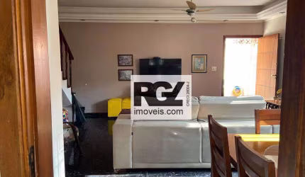 Sobrado com 3 dormitórios à venda, 134 m² por R$ 960.000,00 - Estuário - Santos/SP