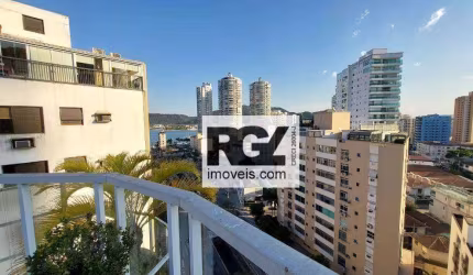 Cobertura com 4 dormitórios à venda, 289 m² por R$ 2.200.000,00 - Ponta da Praia - Santos/SP
