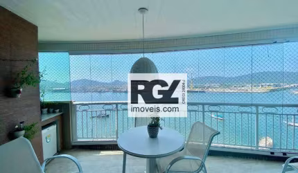 Apartamento com 3 dormitórios para alugar, 199 m² por R$ 16.000,00/mês - Ponta da Praia - Santos/SP