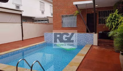 Casa com 4 dormitórios, 250 m² - venda por R$ 2.300.000,00 ou aluguel por R$ 8.000,00/mês - Embaré - Santos/SP