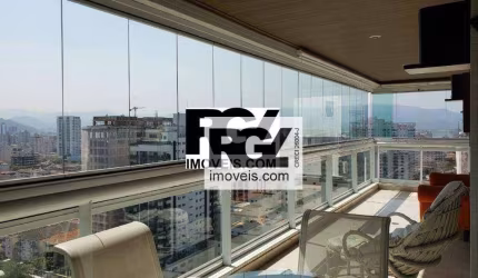 Apartamento com 3 dormitórios, 232 m² - venda por R$ 3.290.000,00 ou aluguel por R$ 22.000,00/mês - Embaré - Santos/SP