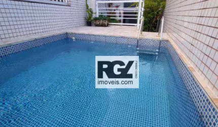 Casa com 4 dormitórios à venda, 228 m² por R$ 1.200.000,00 - Aparecida - Santos/SP