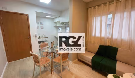 Apartamento com 2 dormitórios à venda, 40 m² por R$ 345.000,00 - Estuário - Santos/SP