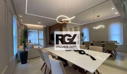 Apartamento com 2 dormitórios à venda, 87 m² por R$ 986.000,00 - Boqueirão - Santos/SP