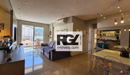 Apartamento com 2 dormitórios à venda, 85 m² por R$ 900.000,00 - Marapé - Santos/SP