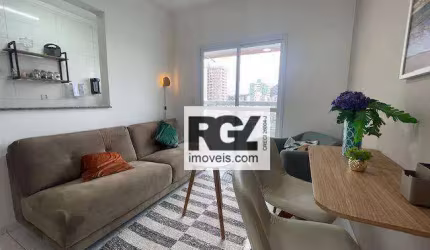 Flat com 1 dormitório à venda, 41 m² por R$ 351.750,00 - Boqueirão - Praia Grande/SP