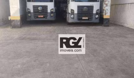 Barracão para alugar, 300 m² por R$ 13.023,00/mês - Macuco - Santos/SP