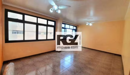 Apartamento com 3 dormitórios para alugar, 170 m² por R$ 7.500,00/mês - José Menino - Santos/SP