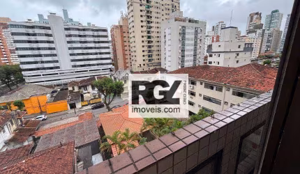Apartamento com 3 dormitórios à venda, 136 m² por R$ 1.280.000,00 - Pompéia - Santos/SP