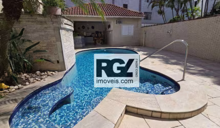 Sobrado com 4 dormitórios à venda, 315 m² por R$ 2.650.000,00 - Campo Grande - Santos/SP