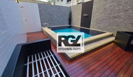 Casa com 3 dormitórios à venda, 200 m² por R$ 2.500.000,00 - Embaré - Santos/SP