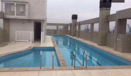 Apartamento com 3 dormitórios para alugar, 100 m² por R$ 4.700,00/mês - Aparecida - Santos/SP