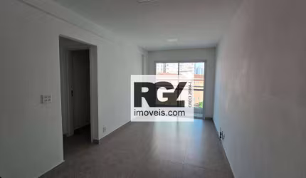 Apartamento com 2 dormitórios para alugar, 68 m² por R$ 4.000,00/mês - Marapé - Santos/SP