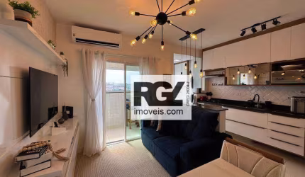 Apartamento com 1 dormitório à venda, 38 m² por R$ 450.000,00 - Macuco - Santos/SP