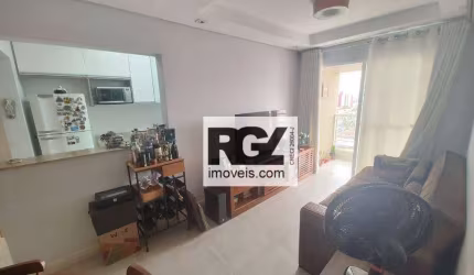 Apartamento com 2 dormitórios para alugar, 70 m² por R$ 5.000,00/mês - Campo Grande - Santos/SP