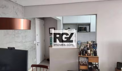 Apartamento com 2 dormitórios para alugar, 70 m² por R$ 5.000,00/mês - Campo Grande - Santos/SP