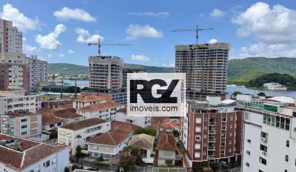 Apartamento com 1 dormitório para alugar, 53 m² por R$ 4.000,00/mês - Ponta da Praia - Santos/SP