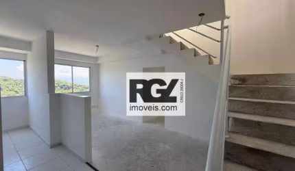 Cobertura com 3 dormitórios à venda, 125 m² por R$ 657.200,00 - Morro de Nova Cintra - Santos/SP