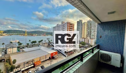 Apartamento com 3 dormitórios à venda, 170 m² por R$ 975.000,00 - Ponta da Praia - Santos/SP