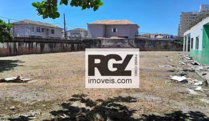 Terreno para alugar, 1848 m² por R$ 72.333,33/mês - Aparecida - Santos/SP