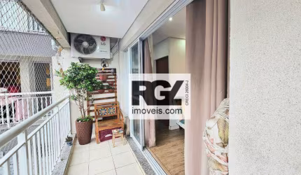 Apartamento com 1 dormitório à venda, 50 m² por R$ 380.000,00 - Vila Matias - Santos/SP