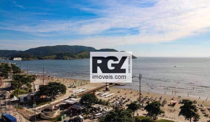 Apartamento clássico no primeiro prédio da orla com 3 dormitórios à venda, 164 m² por R$ 970.000 - Aparecida - Santos/SP
