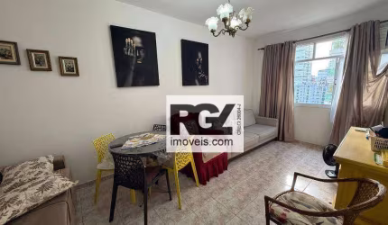 Apartamento com 1 dormitório à venda, 55 m² por R$ 415.000,00 - Aparecida - Santos/SP