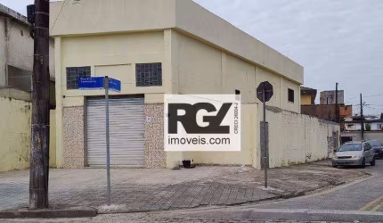 Galpão, 305 m² - venda por R$ 2.200.000,00 ou aluguel por R$ 12.614,07/mês - Macuco - Santos/SP