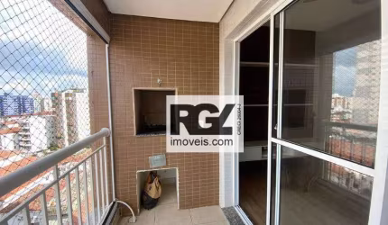 Apartamento com 2 dormitórios à venda, 65 m² por R$ 570.000,00 - Estuário - Santos/SP
