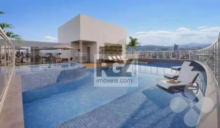 Apartamento com 2 dormitórios para alugar, 65 m² por R$ 6.900,02/mês - Boqueirão - Santos/SP