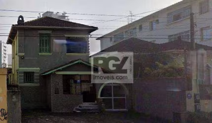 Terreno, 350 m² - venda por R$ 1.400.000,00 ou aluguel por R$ 9.000,00/mês - Vila Belmiro - Santos/SP
