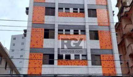 Apartamento com 1 dormitório para alugar, 51 m² por R$ 2.500,00/mês - José Menino - Santos/SP