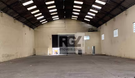 Galpão para alugar, 2200 m² por R$ 33.000/mês - Macuco - Santos/SP