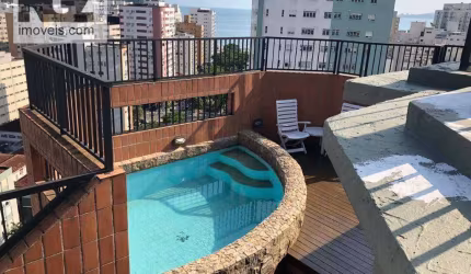 Cobertura com 4 dormitórios à venda, 530 m² por R$ 2.200.000,00 - Aparecida - Santos/SP